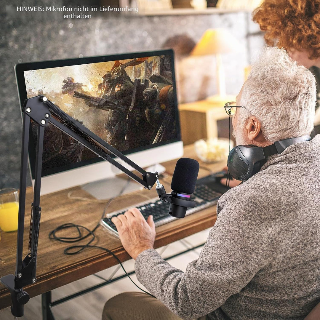 HyperX DuoCast Galgenarm - HyperX Mikrofonarm kompatibel mit HyperX DuoCast, Mikrofonarm mit Mikrofo