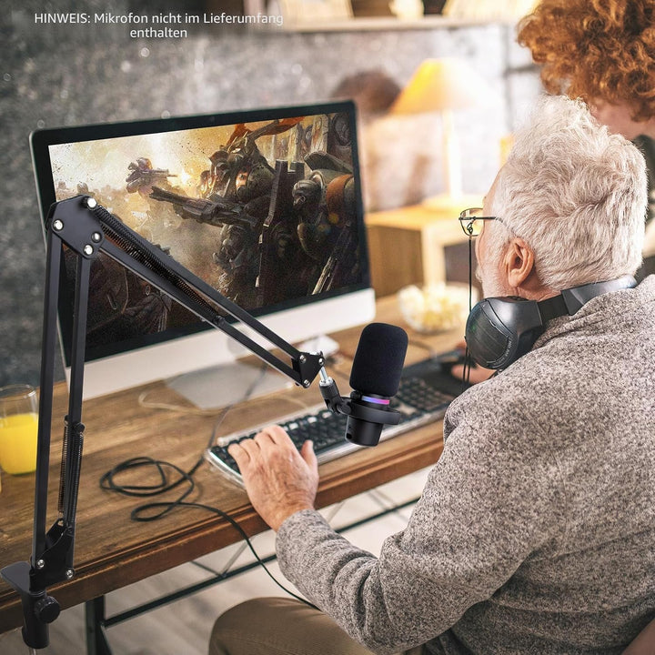 HyperX DuoCast Galgenarm - HyperX Mikrofonarm kompatibel mit HyperX DuoCast, Mikrofonarm mit Mikrofo