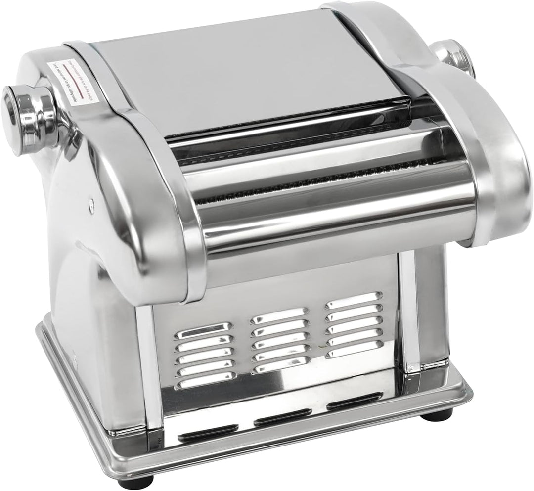Elektrische Nudelmaschine, 135 W, 3 Schneiden, 410 Edelstahl, 0,5 bis 4 mm Einstellung | Elektrische
