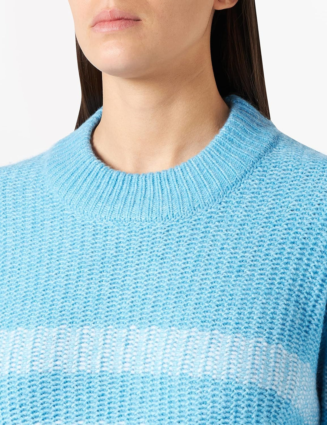 camel active Damen Strickpullover XXL Hellblau, XXL Hellblau