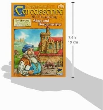 Hans im Glück 48177 - Carcassonne 5. Erweiterung "Abtei und Bürgermeister"