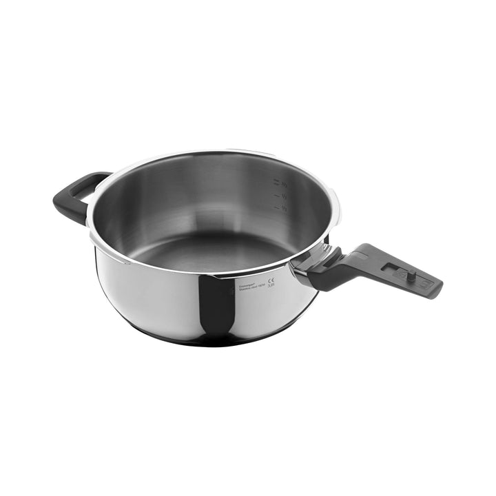 WMF Perfect Premium Schnellbratpfanne 3l ohne Deckel, Dampfkochtopf 22 cm, Cromargan Edelstahl polie