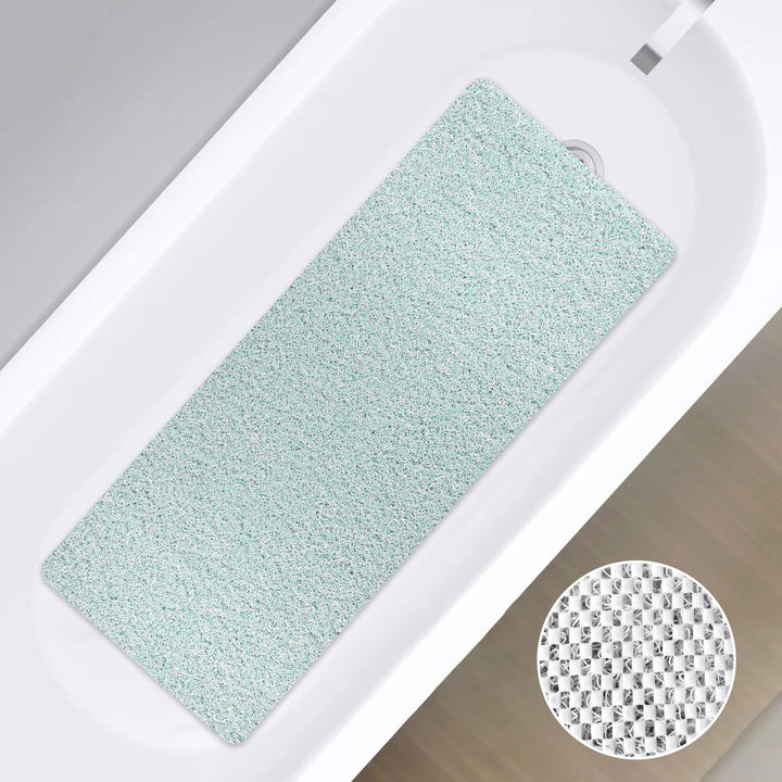 Duschmatte rutschfest, 40 x 100 cm Weich Komfort Sicherheits Badewannenmatte, Antibakterielle Badema