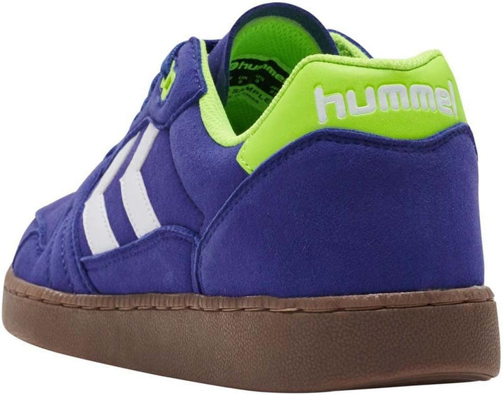hummel Liga GK RPET Suede Hallenschuh Herren 40 EU Blau, 40 EU Blau