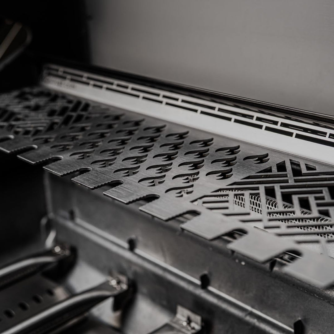 Grillrost.com Das Original Edelstahl Multistation | Warmhalterost für Broil King Baron/Regal/Imperia