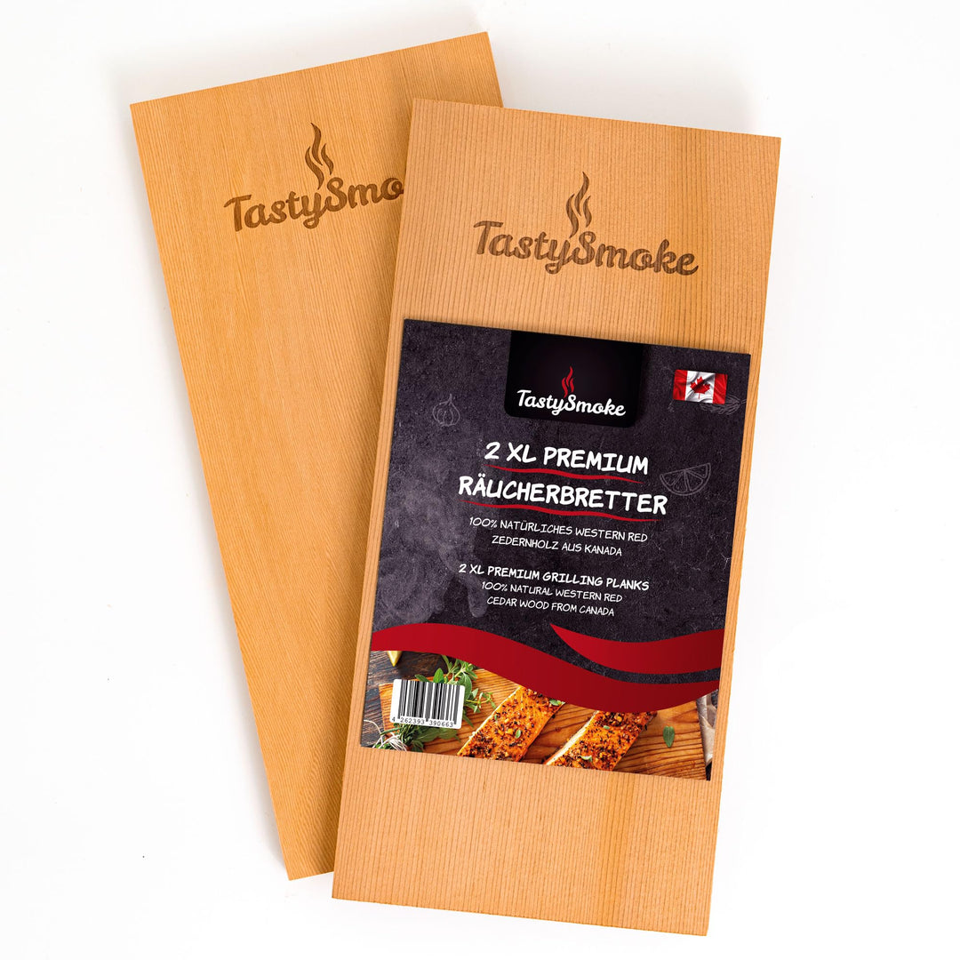 Premium Zedernholzbrett zum Grillen (2, Zedernholz) 2 Zedernholz, 2 Zedernholz
