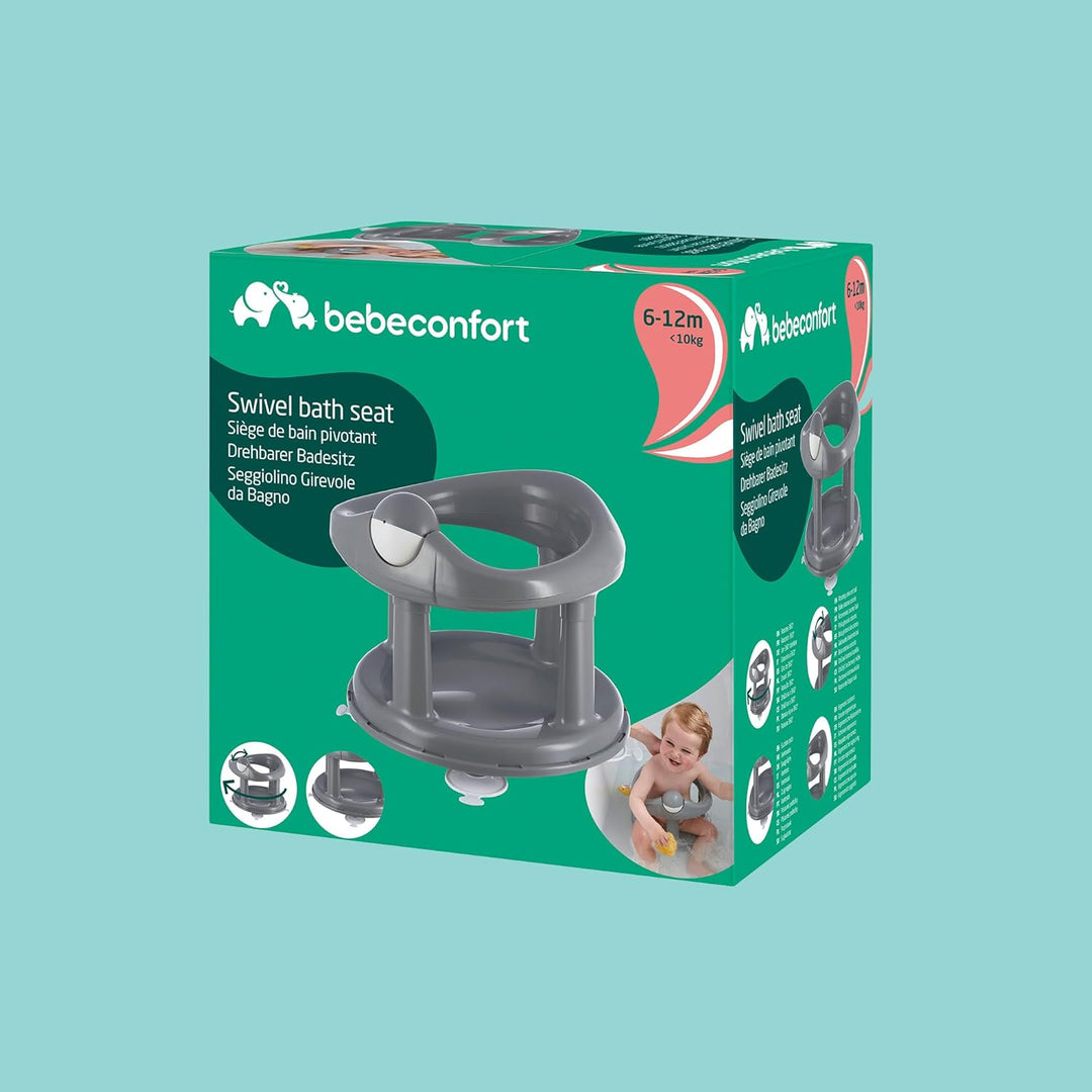 Bebeconfort Drehbarer Badewannensitz, Badewannensitz, Ergonomisch, 6 Monate bis 12 Monate, 0-10 kg,