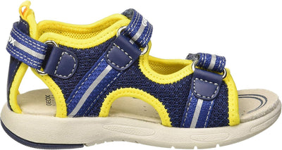 Geox B Sandal Multy Boy A Lauflernschuhe 21 EU Blau Navy Yellow C0657, 21 EU Blau Navy Yellow C0657