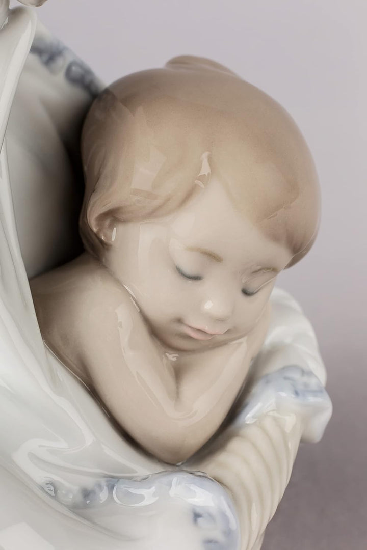 LLADRÓ Mädchen-Figur Süsse Träume. Baby. Porzellan.