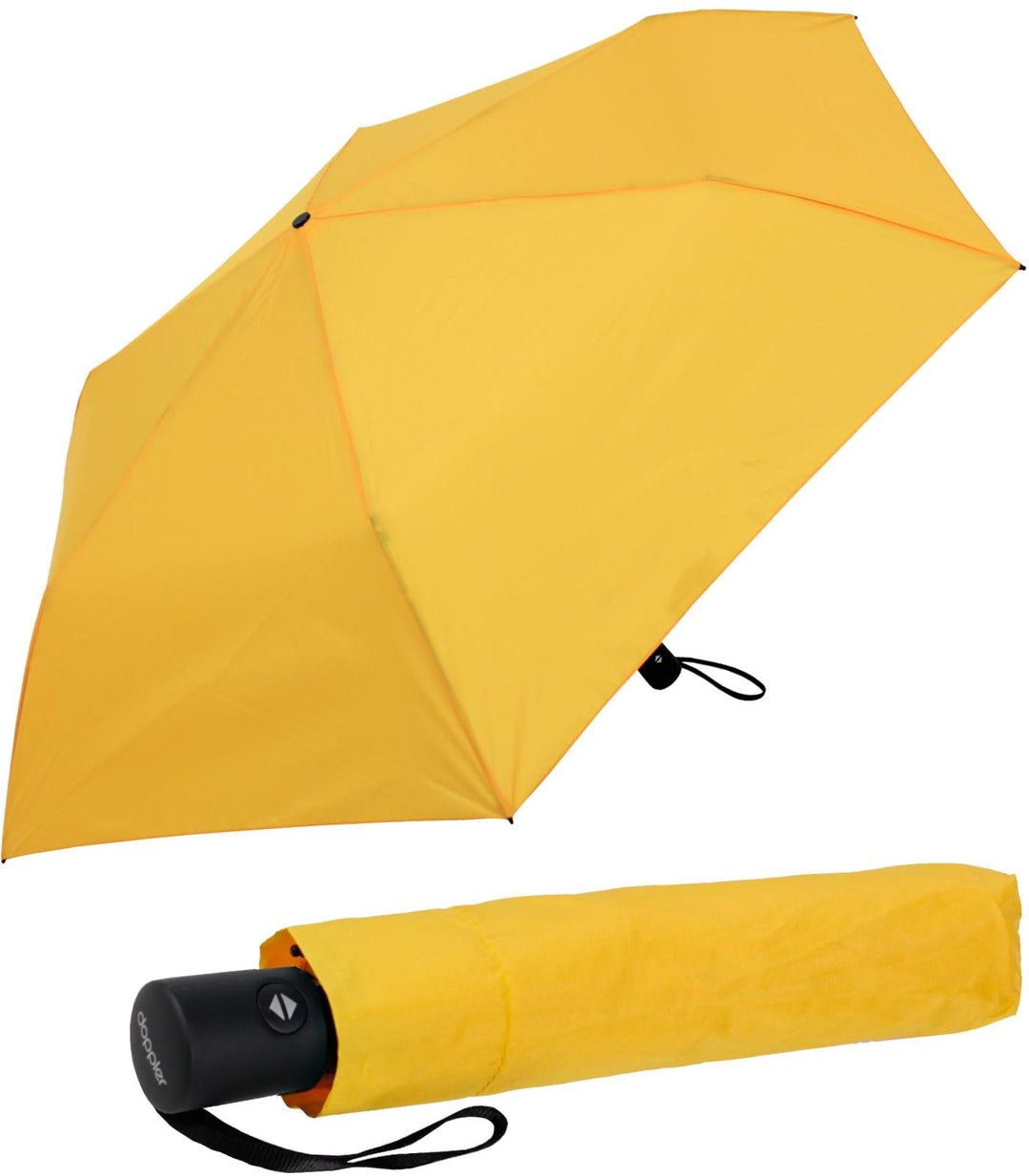 Doppler Zero* Magic AOC Taschenschirme shiny yellow 26 cm, Ø 95 cm, 74456305, shiny yellow