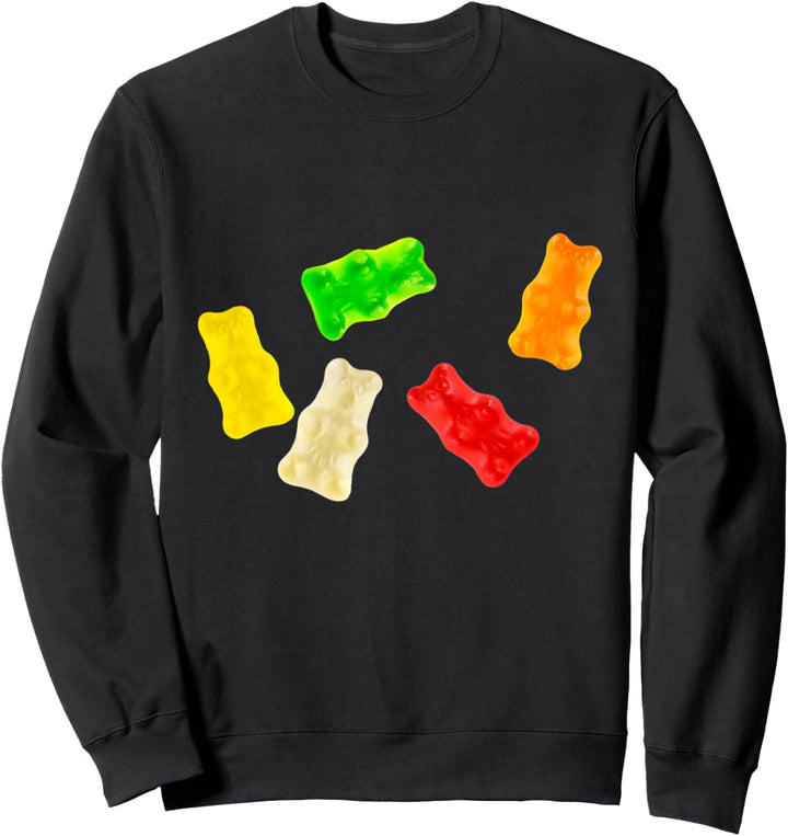 Gummibärchen Süssigkeiten Sweatshirt