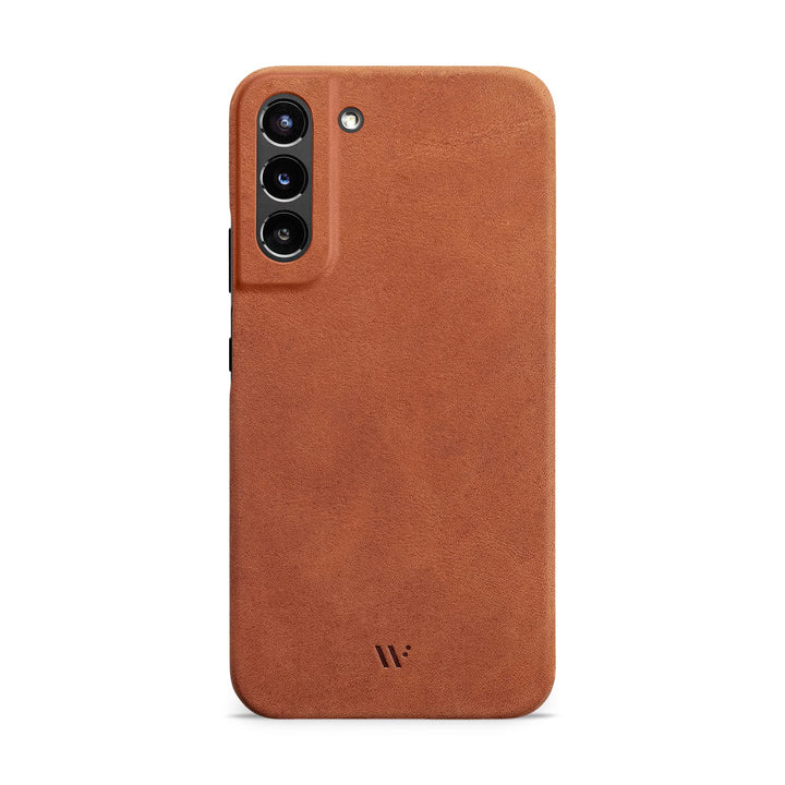 WIIUKA Hülle für Samsung Galaxy S23 Plus, Leder aus Deutschland, Lederhülle extra Dünn, Premium Hand