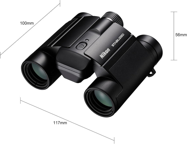 Nikon Fernglas STABILIZED 12X25 S (kompaktes und ultraleichtes Fernglas mit Bildstabilisierung), STA