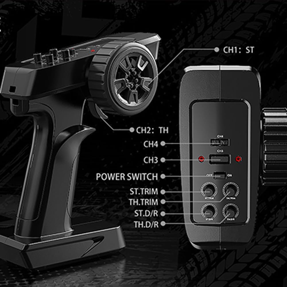 X-Verse MJX H12P 1:12 Ferngesteuertes Auto für Erwachsene, 4WD 12KM/H Wasserdichtes RC Auto mit Bürs