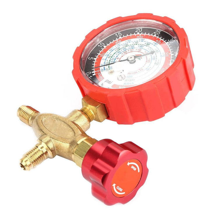 Manometer für Verteiler, Manometer für Klimaanlagen und Ventil 800psi 55kgf / cm² Passend für Kältem