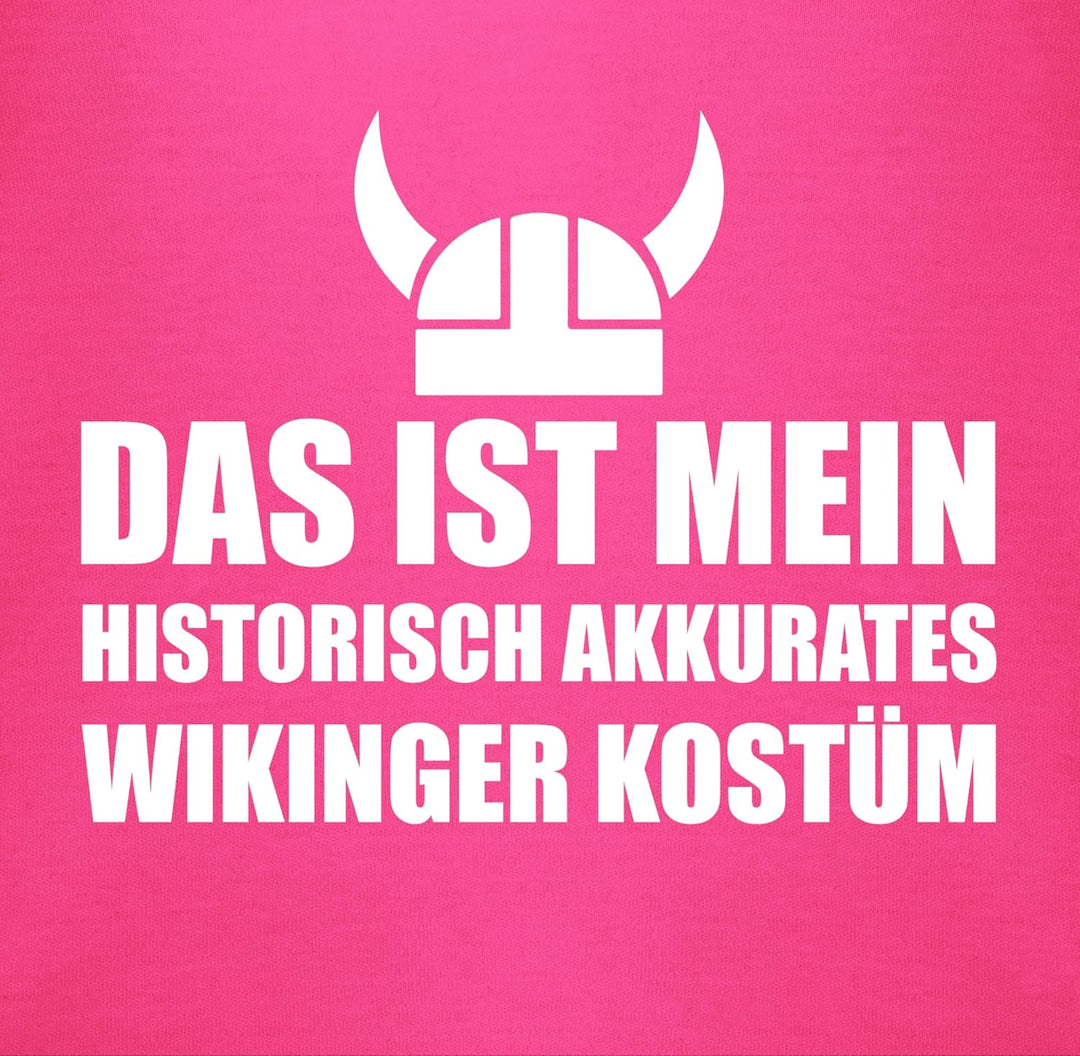 Shirtracer - Baby Body langarm Mädchen Junge - Karneval & Fasching - Das ist mein Wikinger Kostüm Vi