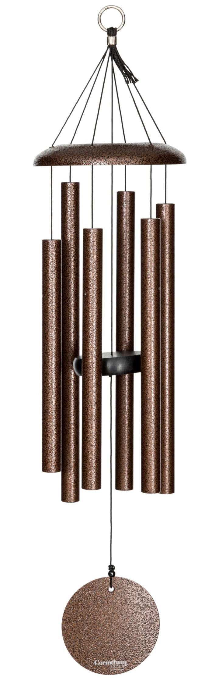 Corinthian Bells 76,2 cm Windspiel, Kupferader Blau, Grün, Schwarz, Blau, Grün, Schwarz