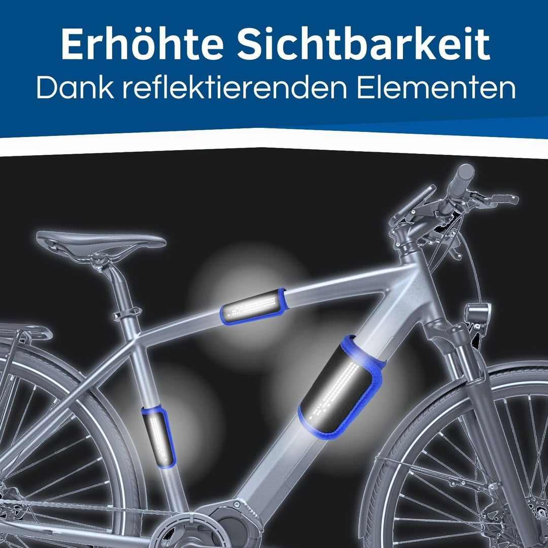 HiLo sports Fahrrad Rahmen- und Transportschutz Set - [4x Rahmenschützer & 2x Pedalschützer] - Für a