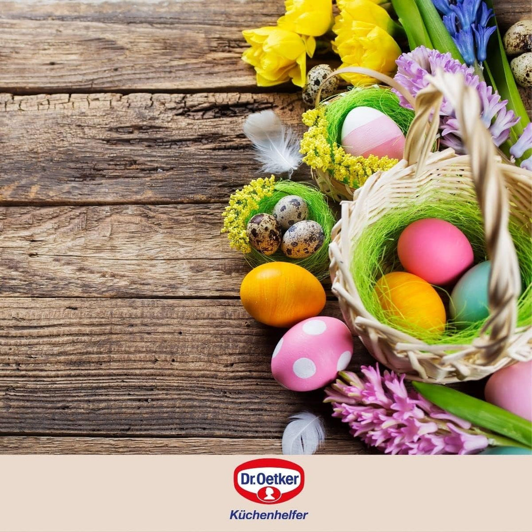 Dr. Oetker Backform Hase zu Ostern – 600 ml Füllvolumen – 3D Kuchenform in Gold mit Antihaftbeschich