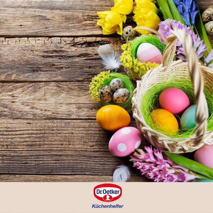 Dr. Oetker Backform Hase zu Ostern – 600 ml Füllvolumen – 3D Kuchenform in Gold mit Antihaftbeschich