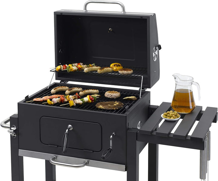 tepro Holzkohlegrill Grillwagen Toronto Click, Grillfläche: ca. 56 x 41,5 cm,