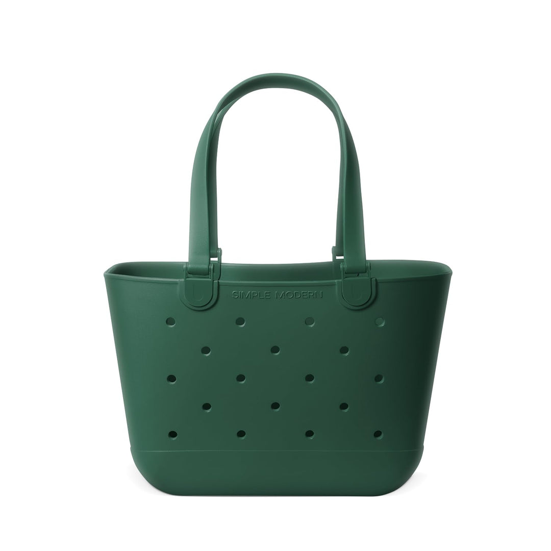Simple Modern Strandtasche aus Gummi | Grosse Wasserdichte Tragetasche mit Reissverschlusstasche für