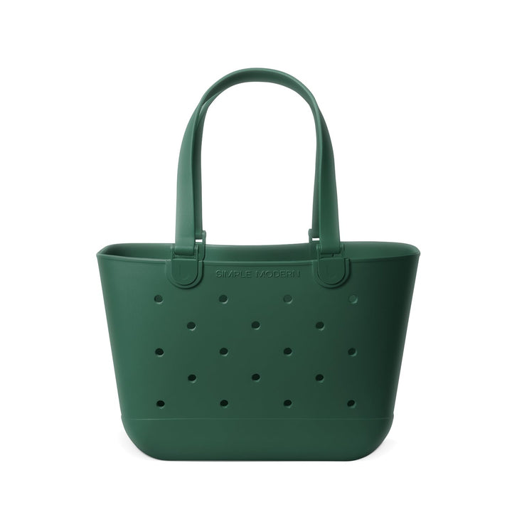 Simple Modern Strandtasche aus Gummi | Grosse Wasserdichte Tragetasche mit Reissverschlusstasche für