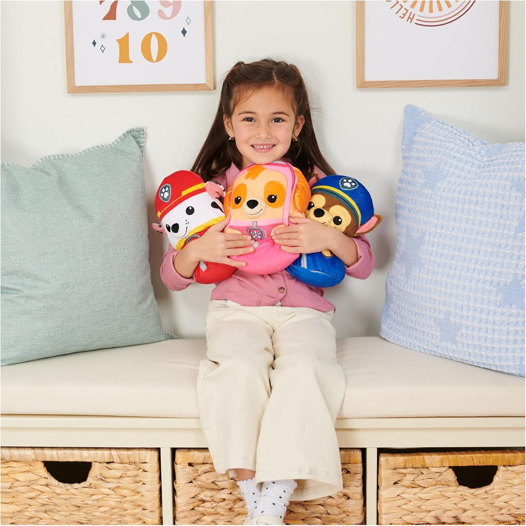 GUND PAW Patrol Chase Squish Plush, Official Toy from The Hit Cartoon, Squishy Stuffed Animal for Ag