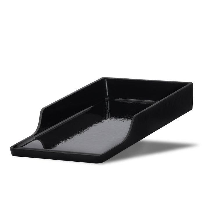 BBQ-Toro Gusseisen Grillplatte emailliert | 25,5 x 42,5 cm | BBQ Plancha, Grillplancha | Rechteckig,