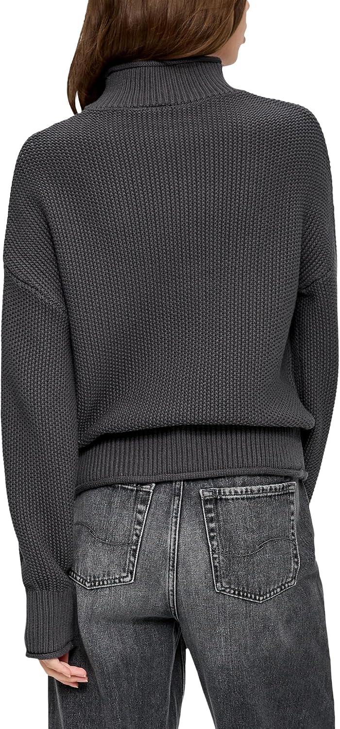 s.Oliver Damen Pullover L 9858 Grau, L 9858 Grau