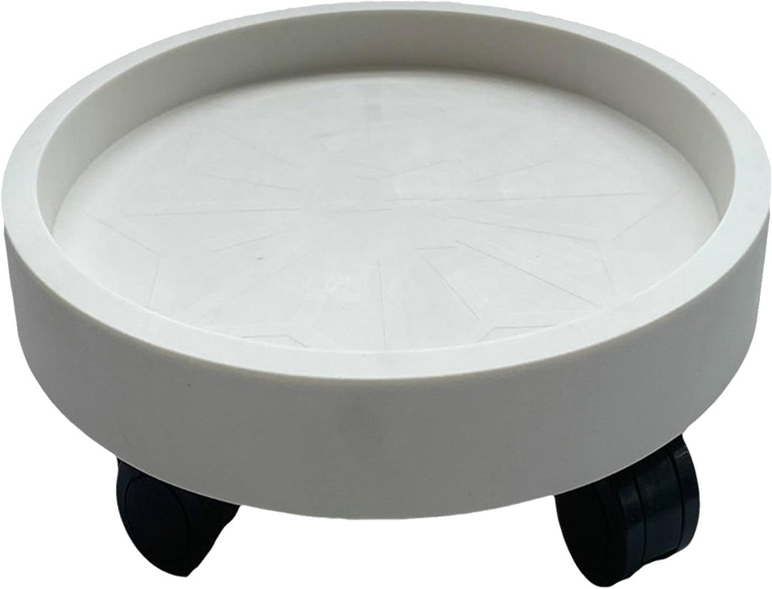 Pflanzen-Caddy, Blumentopfständer mit Drehbaren Rädern, Runder Topfpflanzenständer auf Rädern, Pflan