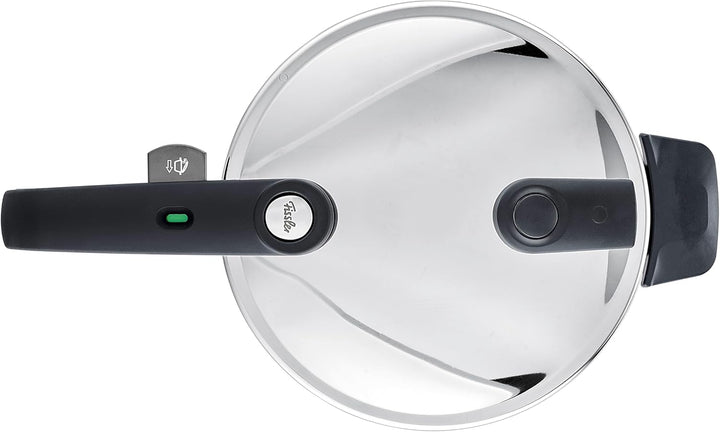 Fissler Vitaquick / Schnellkochtopf (6L, Ø 22 cm) Edelstahl-Dampfkochtopf, 2-Garstufen, inkl. Einsat