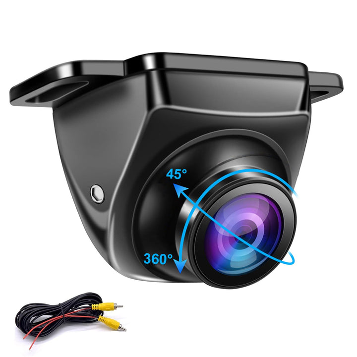 OBEST AHD Auto Rückfahrkamera, 360° Drehbar 1080P Rückfahrkameras, IP68 Wasserdicht Metall Rückblick