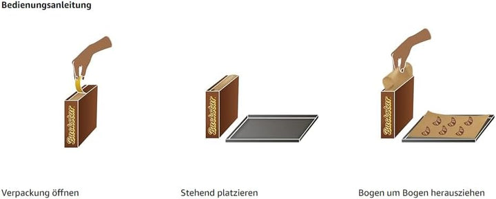 100 Profi-Bogen Backpapier, Gastronorm 1/1; 53 x 32.5 cm