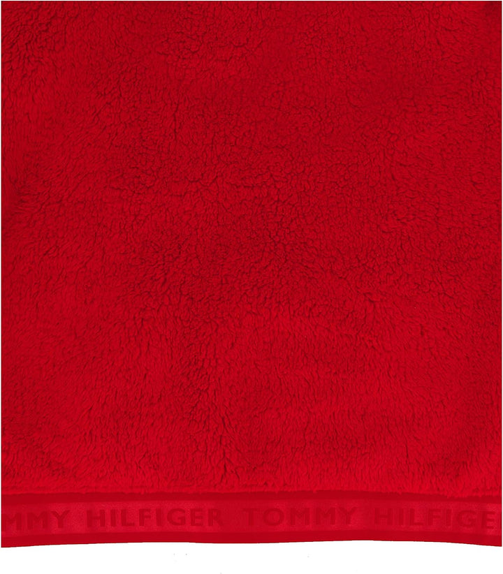 Tommy Hilfiger Mädchen Full-Zip Fleece Hoodie Sweatshirt with Front Pockets Kapuzenpullover 7 Chili