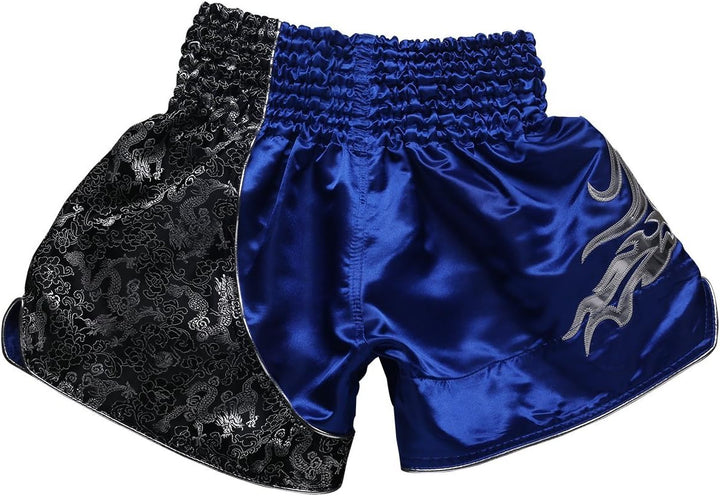 FLUORY Muay Thai Fight Shorts, MMA Shorts Bekleidung Training Käfig Kampf Grappling Martial Arts Kic