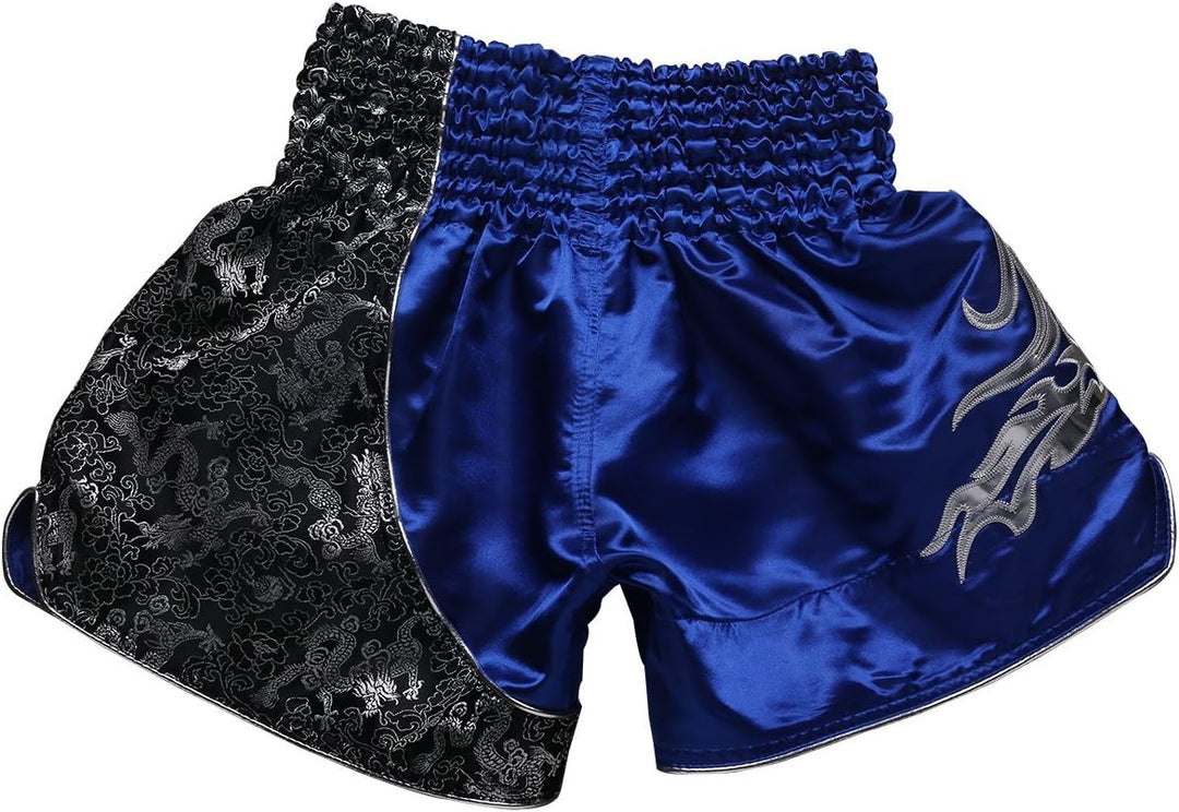 FLUORY Muay Thai Fight Shorts,MMA Shorts Clothing Training Cage Fighting Grappling Martial Arts Kick