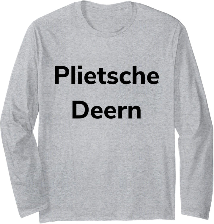 Plietsche Deern plattdeutsch snacken Norddeutschland Norden Langarmshirt