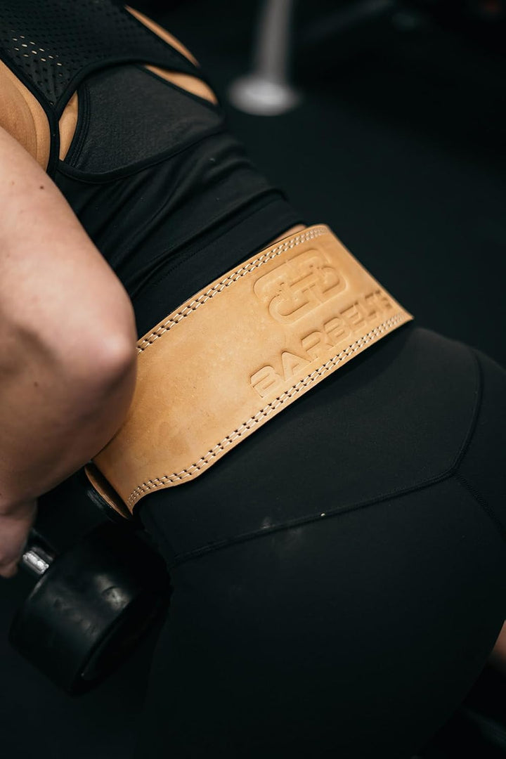 Premium Gewichthebergürtel aus Leder 8mm - Bodybuild Gürtel, Krafttraining, Crossfit, Leder Gewichth