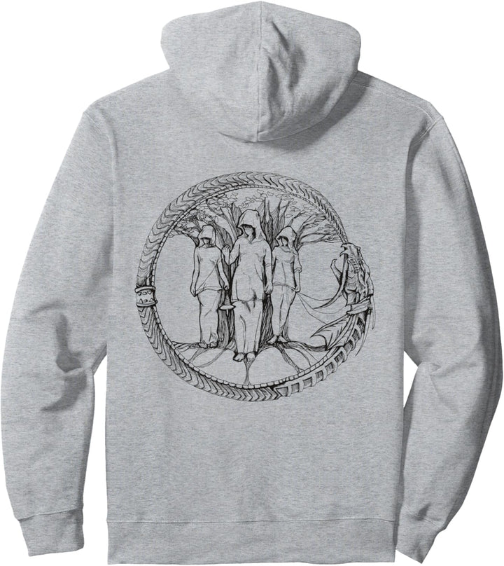 Nornen Weltenesche Und Midgardschlange Nordische Mythologie Pullover Hoodie