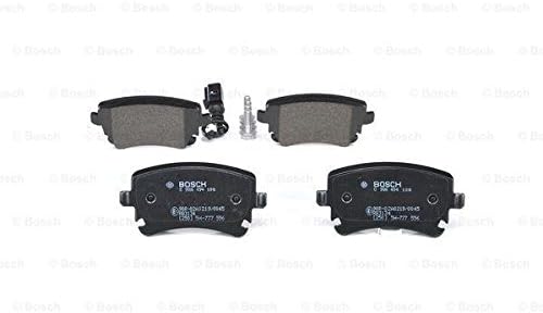 Bosch BP1018 Bremsbeläge - Hinterachse - ECE-R90 Zertifizierung - vier Bremsbeläge pro Set