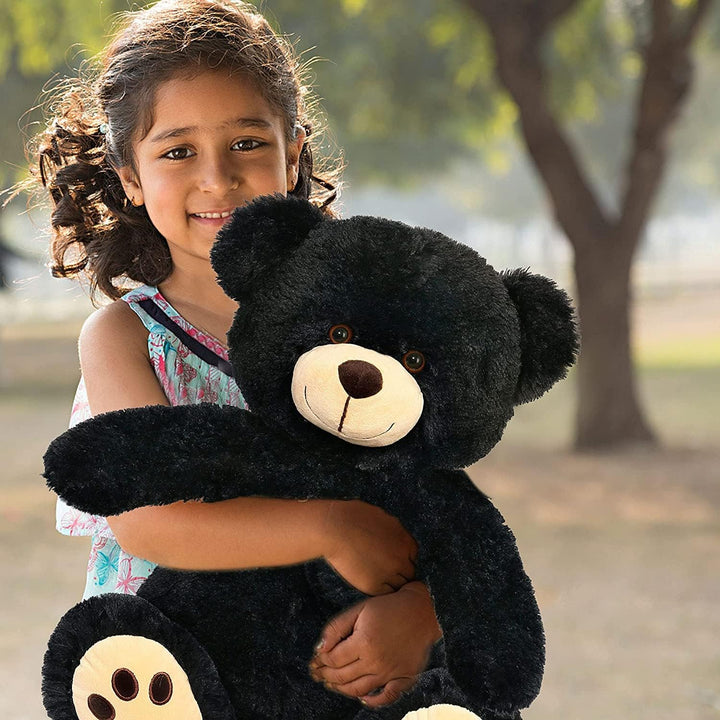 LotFancy Teddybär Kuscheltier 50cm, Plüschtier Stofftier Teddy, Süsses Geschenk für Kinder Mädchen F
