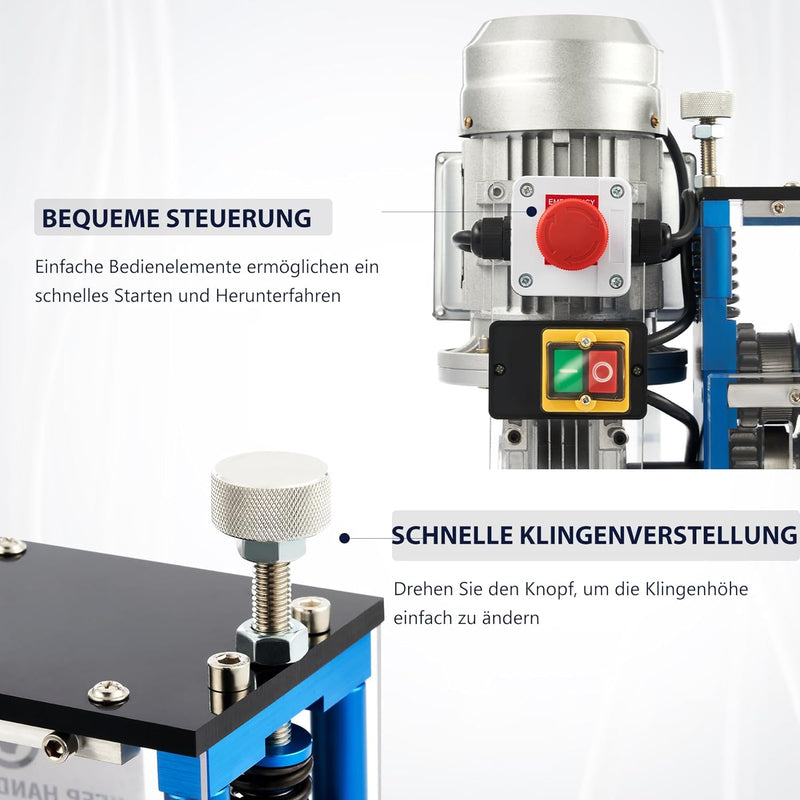 CREWORKS Elektrische Kabelabisoliermaschine 370W Kabelschälmaschine Abisoliermaschine Kabel Abisolie