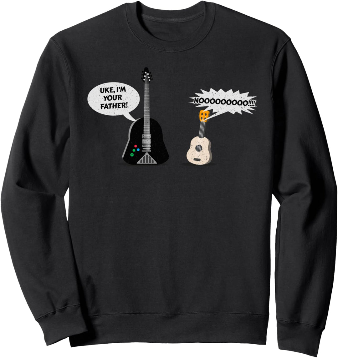Lustige Gitarre Uke Vintage-Musik-Geschenk Sweatshirt
