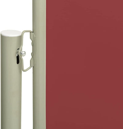 FIRBNUS Seitenmarkise Ausziehbar 180x300 cm Rot Sichtschutz Balkon Sichtschutz Garten Sonnenschutz T