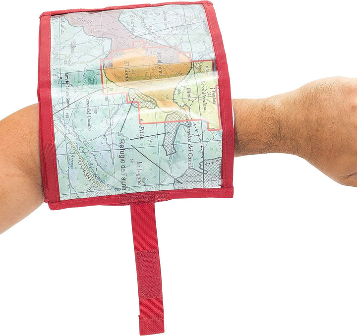 Elite Bags, Map's 1000D Nylon-Armband, Rot, Farbe: Rot