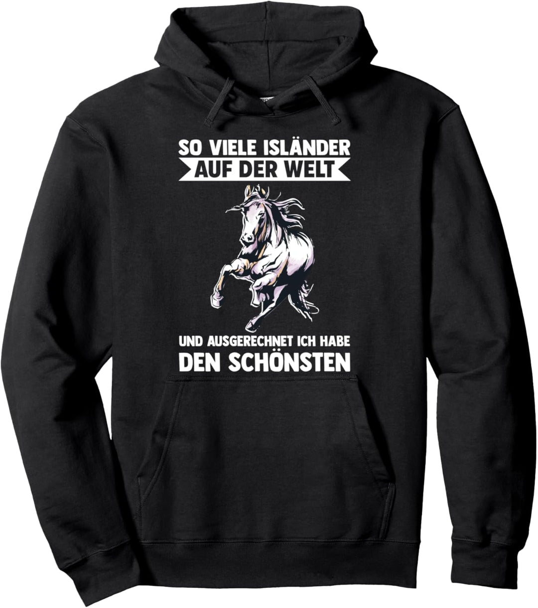 Pferde Stall Reiten Isländer Pferd Pullover Hoodie
