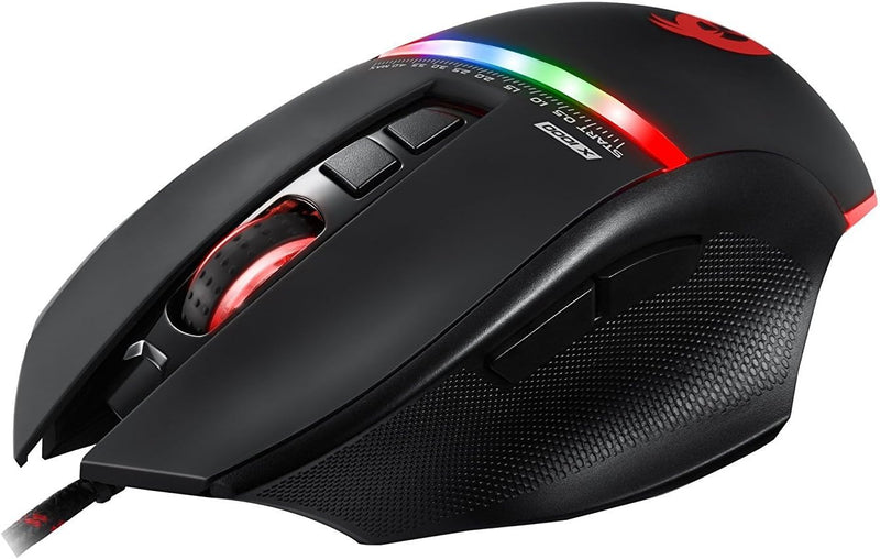 KLIM Skill Gaming Maus - High Precision PC Gaming Mouse USB - Neue 2023 - Wählbare DPI-Einstellung –