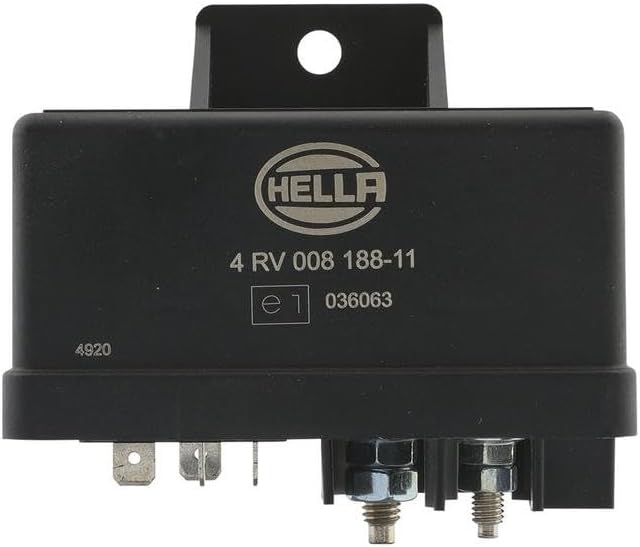 HELLA 4RV 008 188-111 Steuergerät, Glühzeit - 12V - 6-polig - Vorglühzeit: 7sec. - nachglühfähig - o