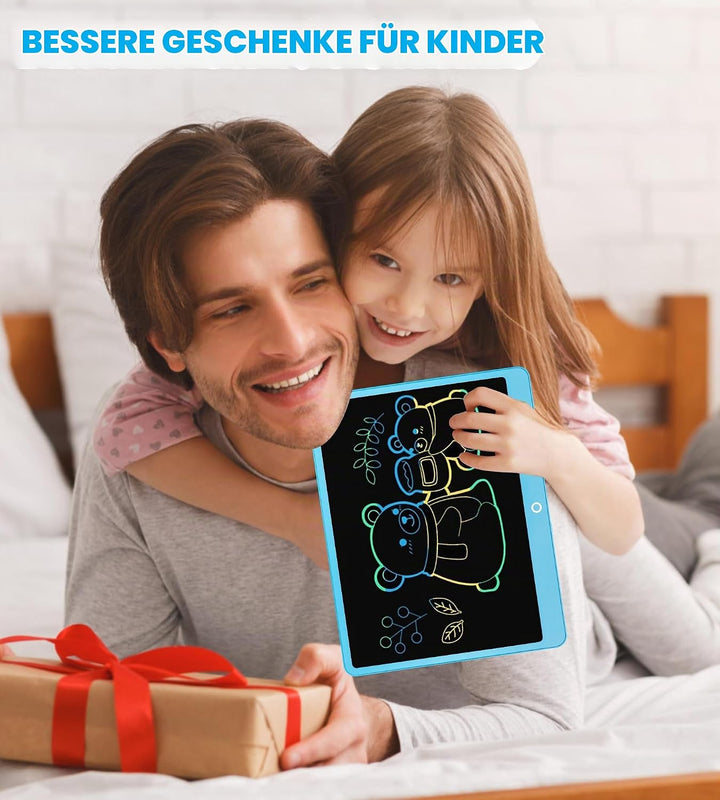 Bunte LCD Schreibtafel, 16 Zoll Grosse Zeichentafel Elektronischer Drawing Pad mit Sperr-&amp; Löschfunk